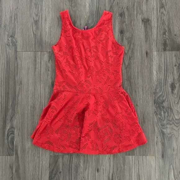 Red Lace Tank Top - Picture 6 of 6